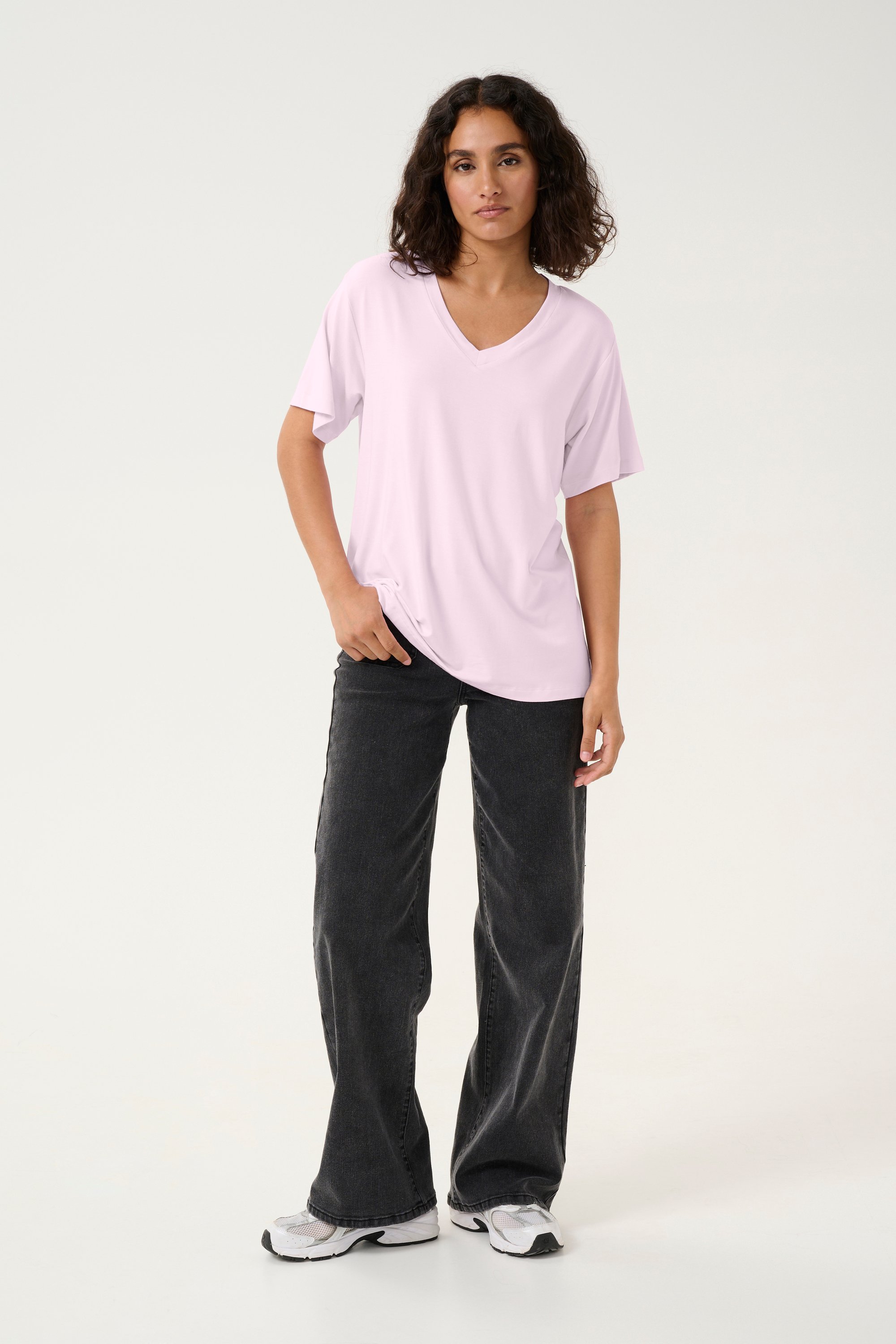 T-shirt Regular fit Lilac Snow pink