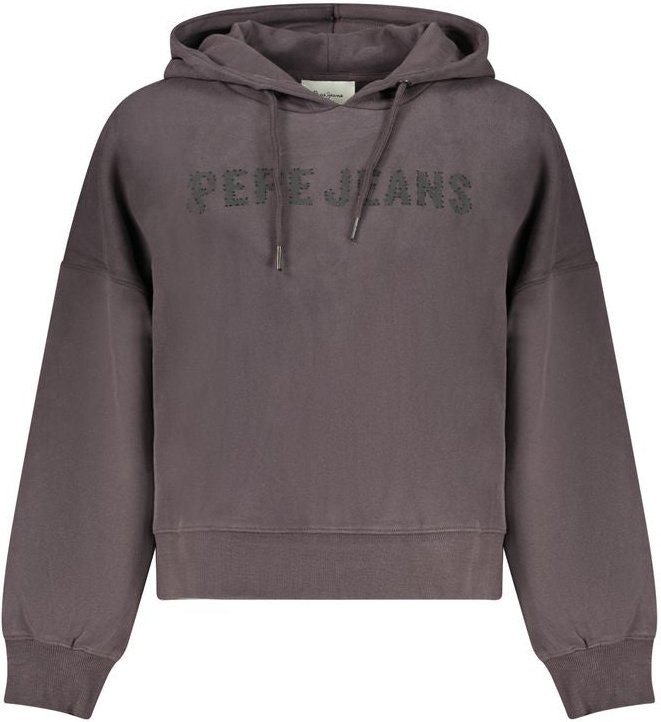 Pepe Jeans Schwarzes Baumwoll-Damen-Sweatshirt