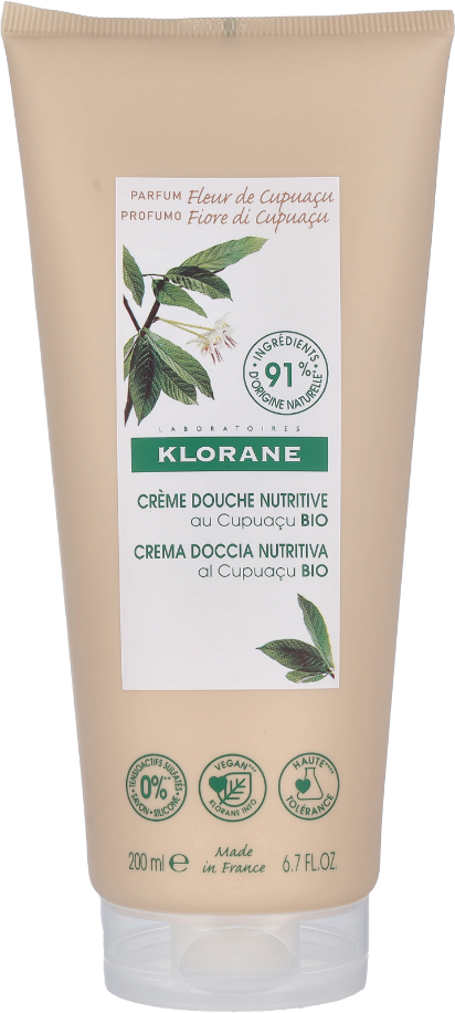Klorane Shower Cream With Organic Cupuacu Flower.
