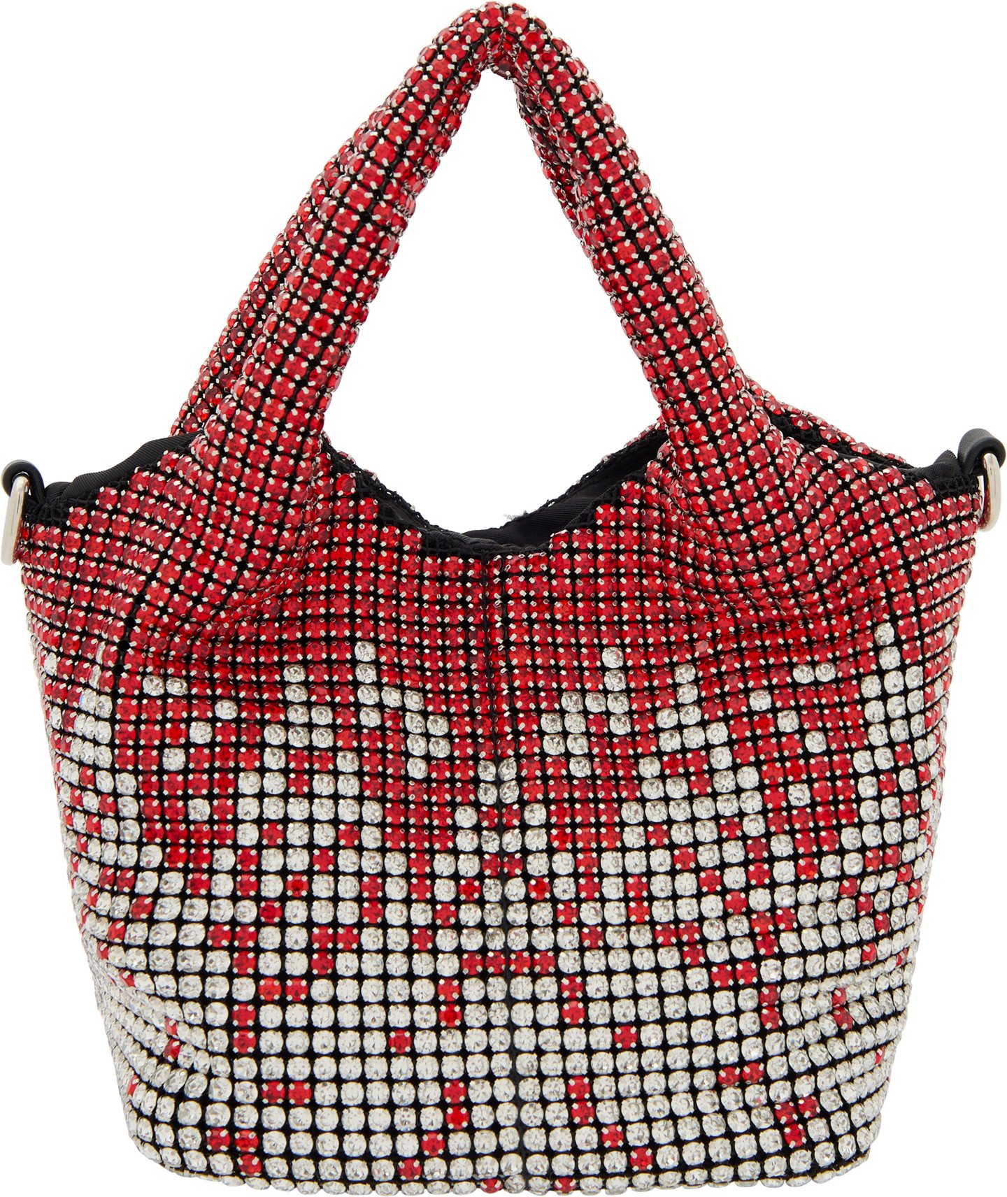 Mymo Handtasche Handtasche Frauen Rot Silber
