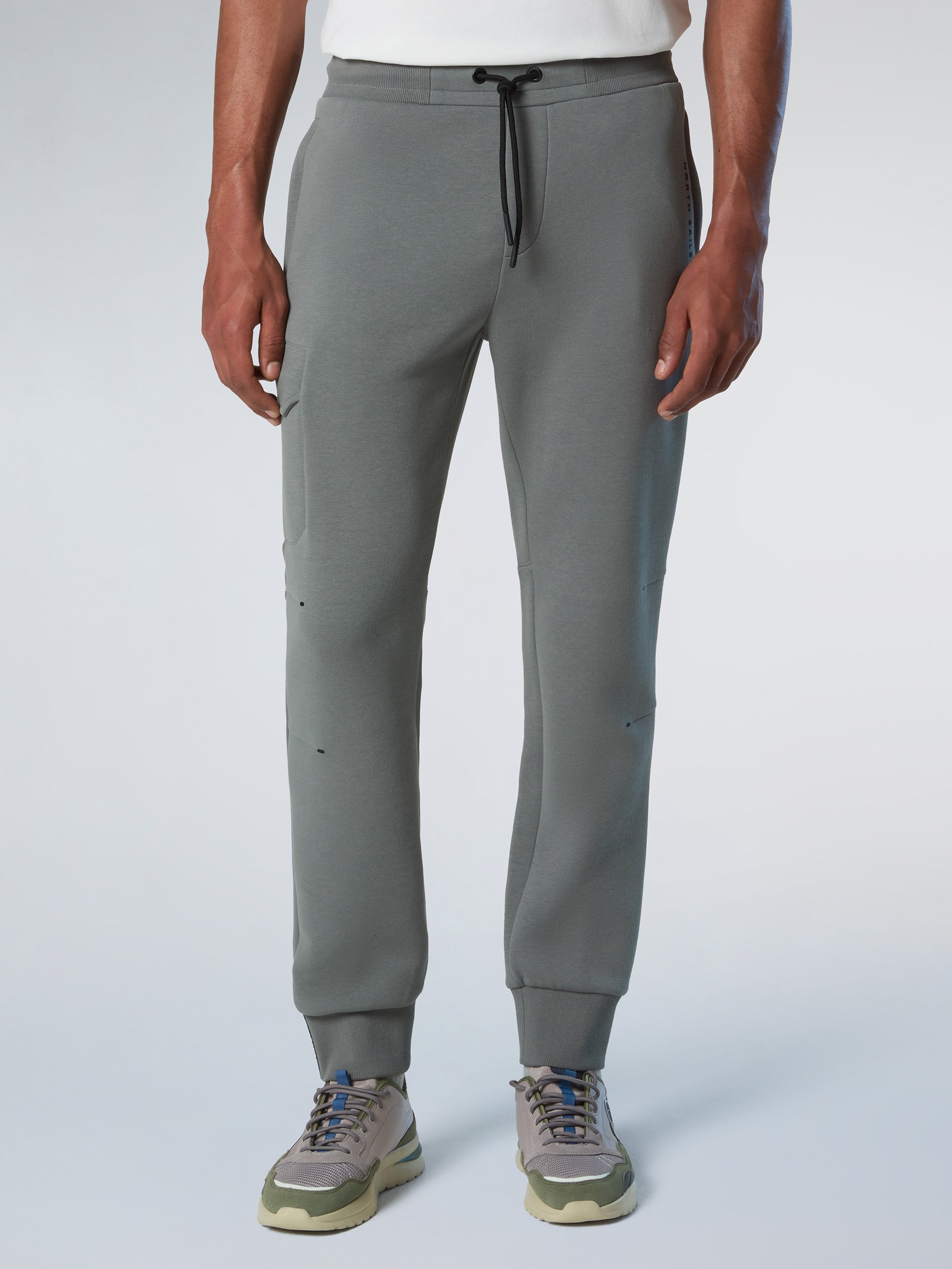 North Sails Jogginghose Piqué Scuba Stoff mit Cargo-Stil