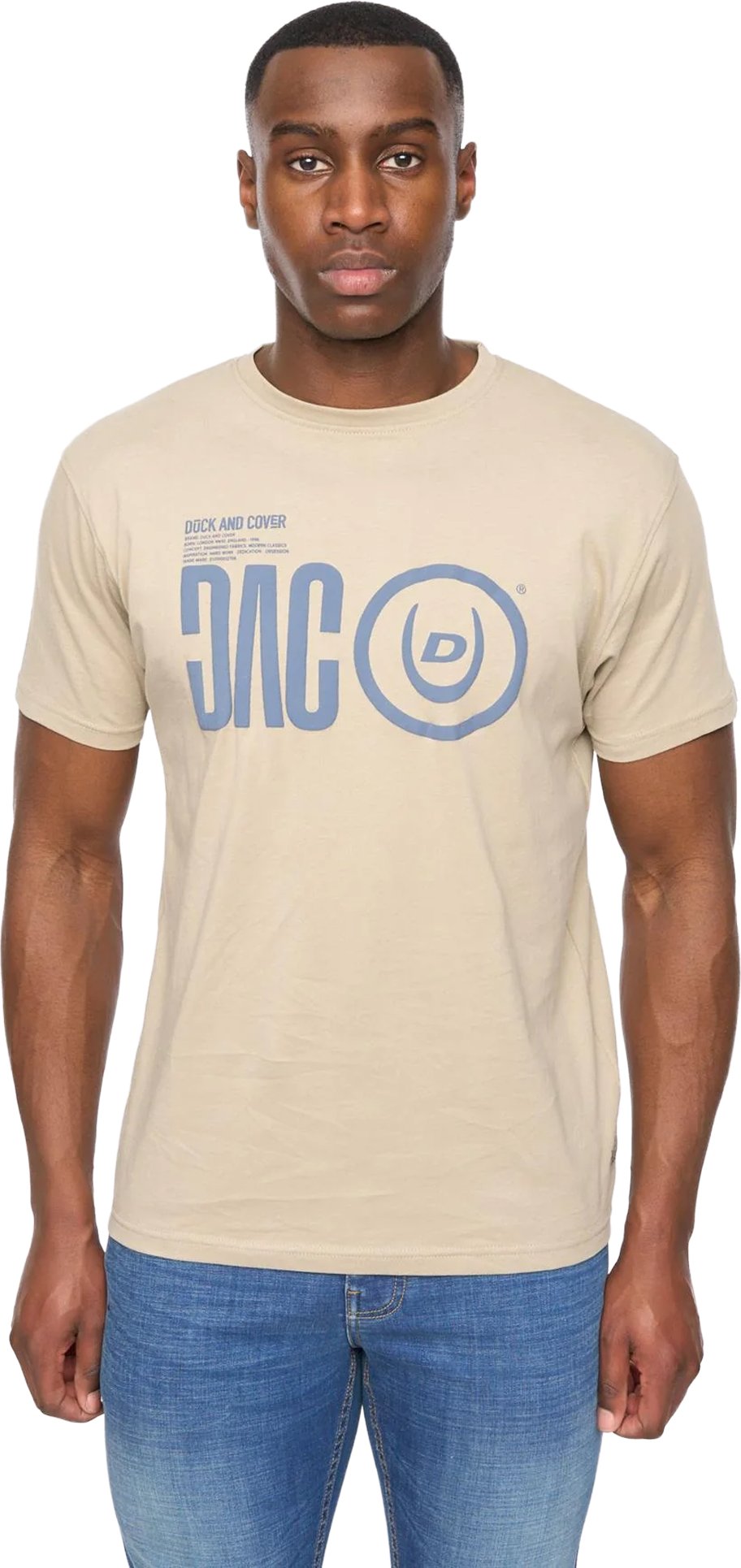 Duck and Cover - "Dacstee" T-Shirt für Herren (Leichter Salbei)