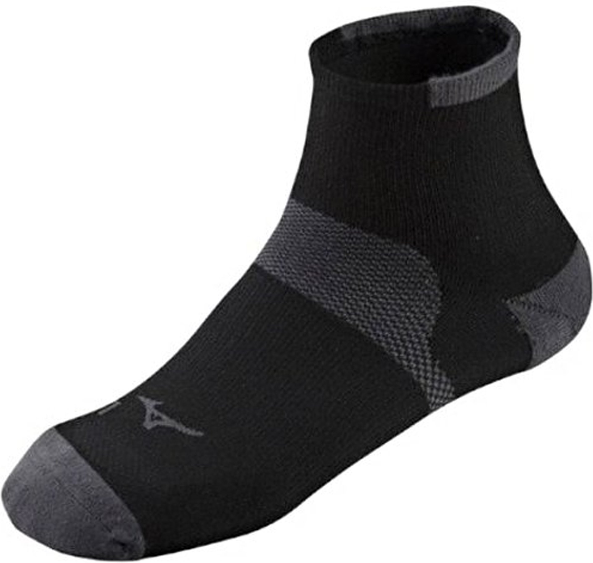 Mizuno Race Low Mens Black/Grey Running Socken