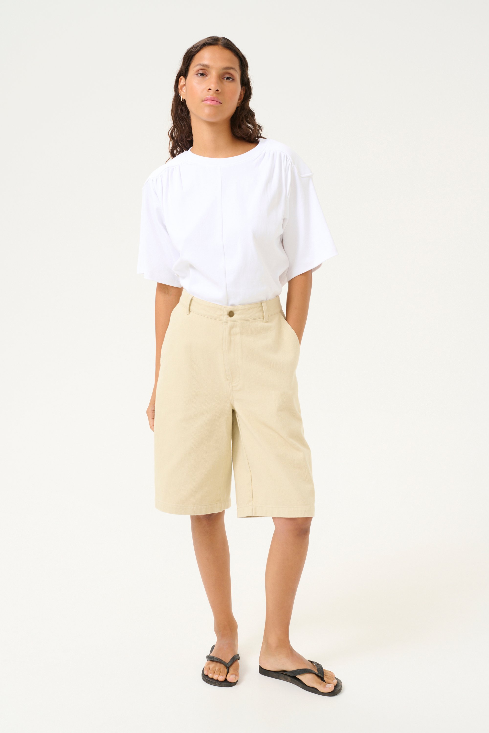 T-shirt Feminine Bright White