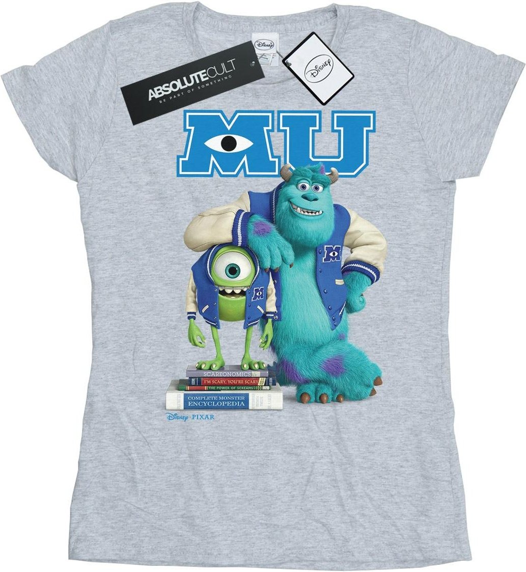 Disney - "Monsters University" T-Shirt für Damen (Grau)