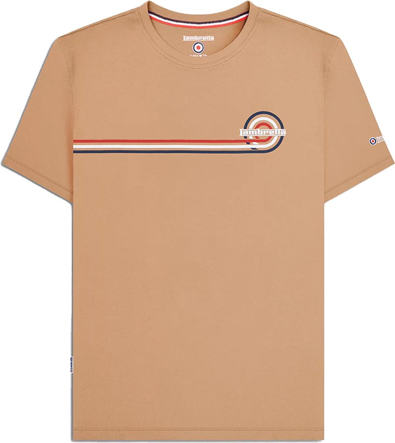 Lambretta - "SS24" T-Shirt für Herren (Sand)
