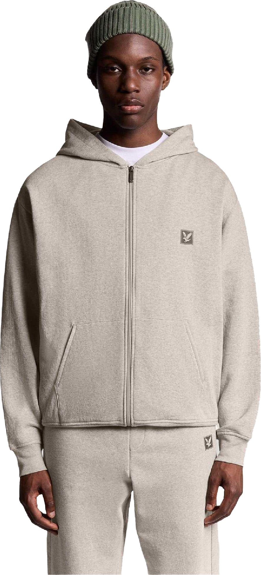 Lyle & Scott - Hoodie mit durchgehendem Reißverschluss für Herren, Für die Freizeit (Beige)