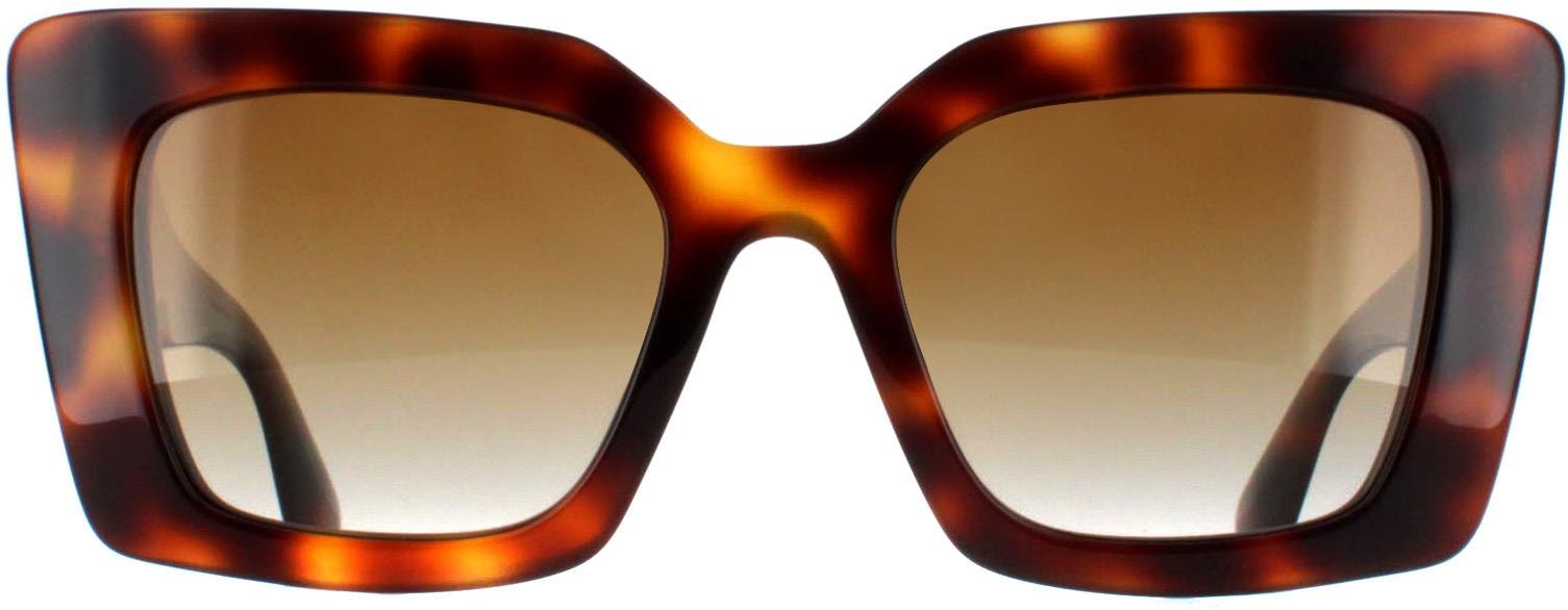 Burberry BE4344 Daisy 3316T5 licht havana bruin gradiënt gepolariseerde zonnebril