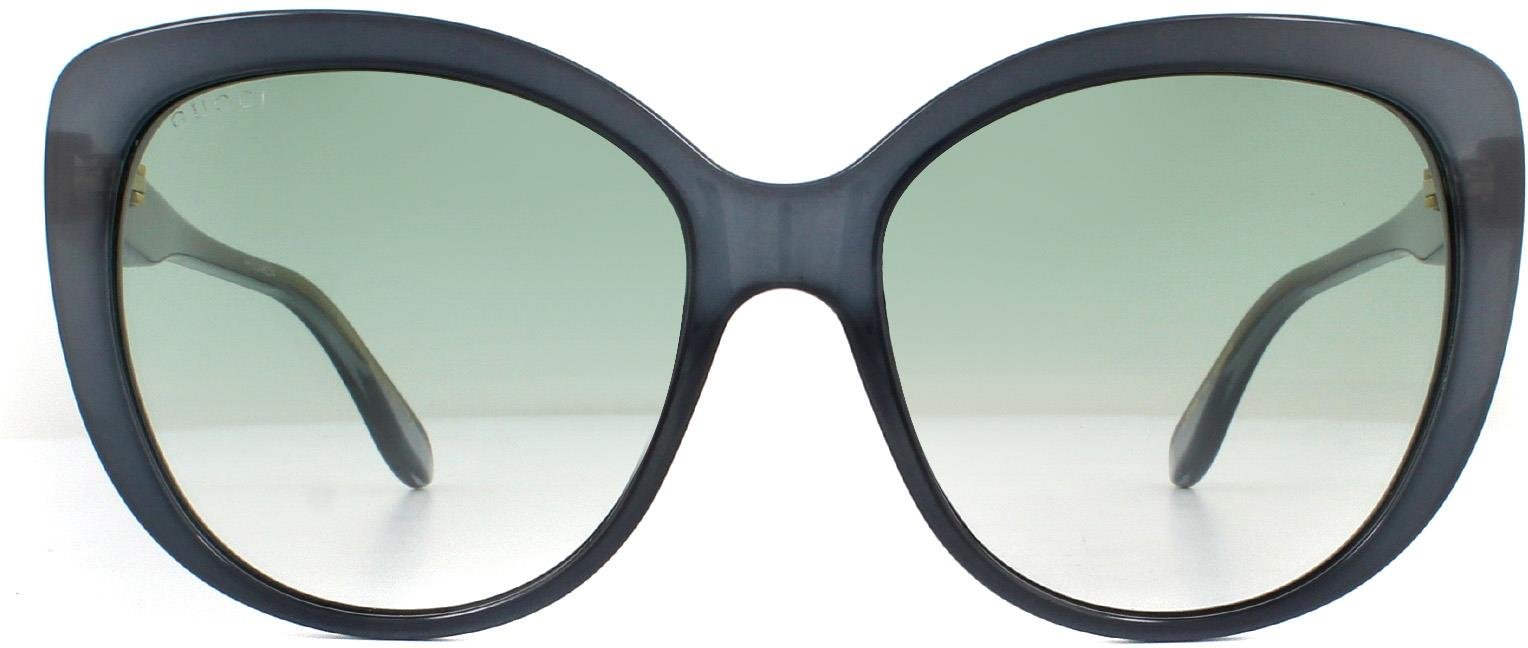 Gucci Sonnenbrille GG0789S 004 Blau Grün Verlauf