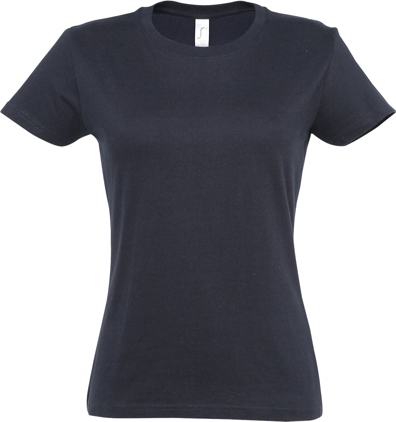 SOLS Womens/Ladies Imperial Heavy Short Sleeve T-Shirt (Navy)