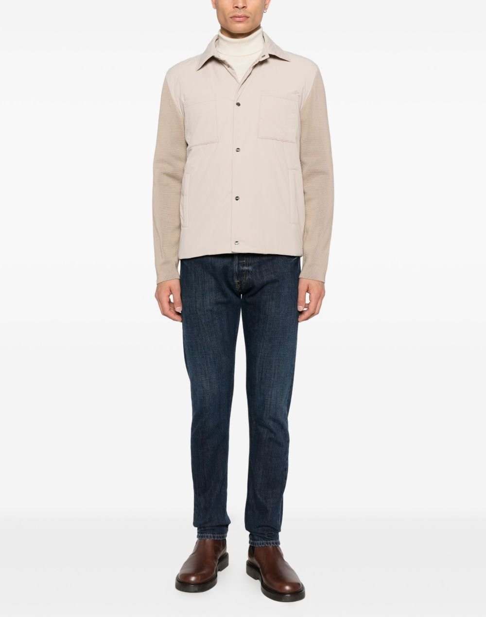 Gestreift Baumwollhemd