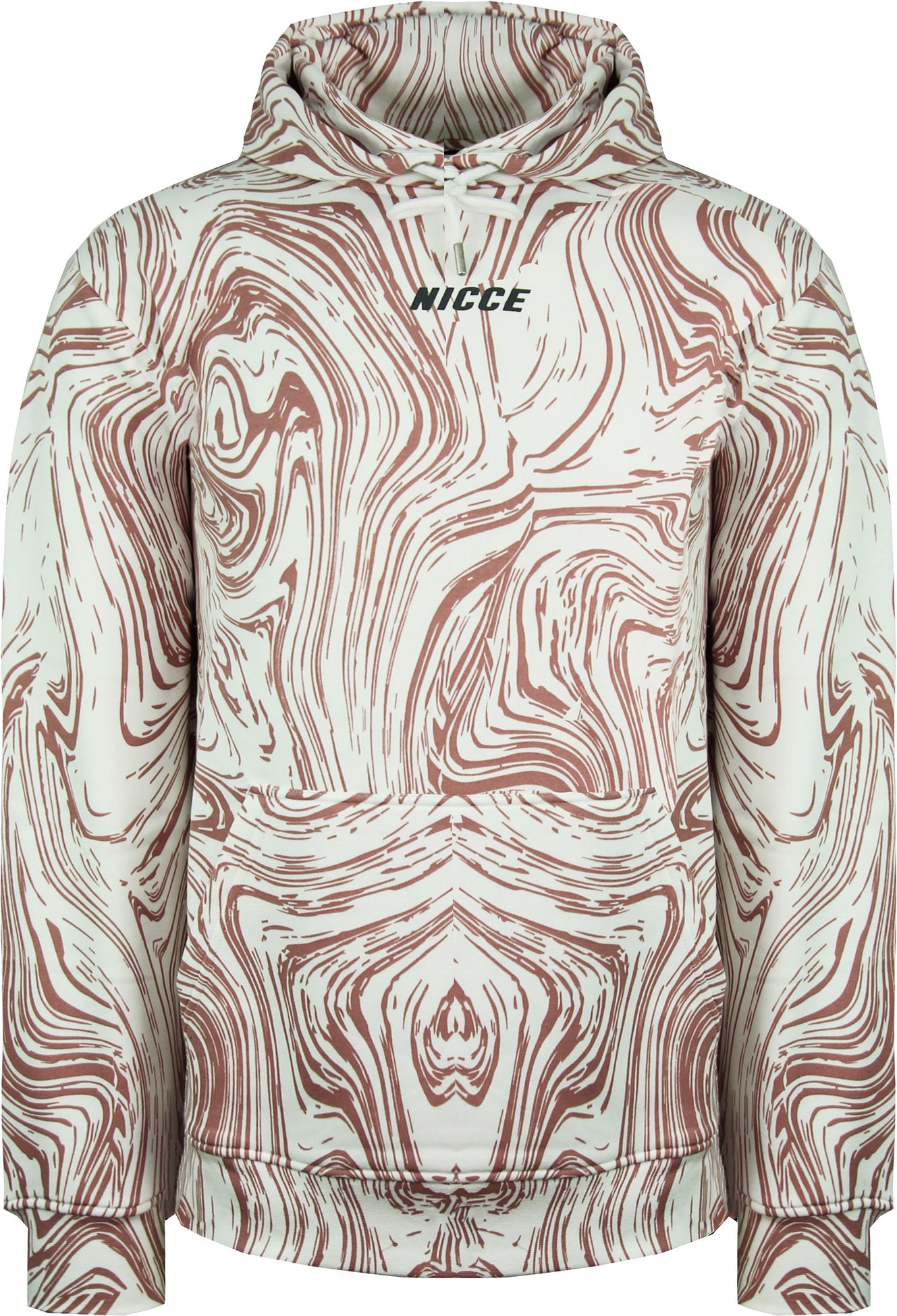 Thumbnail - Nicce Logo Pullover Langarm Herren weiß rosa Aschenhukfeuchtigkeit 211 1 02 02 0338