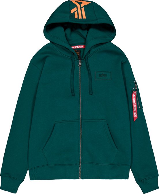 Backprint Zip Hoodie