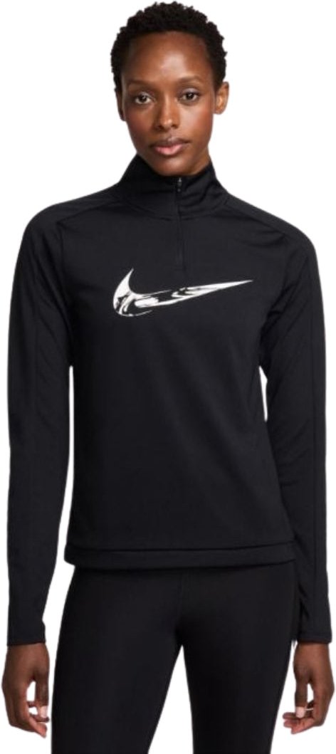 Nike Swoosh Dri-fit - Leichtes Oberteil In Schwarz