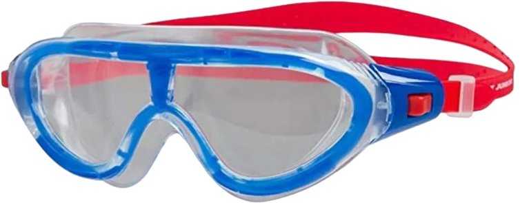 Speedo - "Rift" Passt sich dem Gesicht an Schwimmbrille für Kinder (Rot/Transparent)