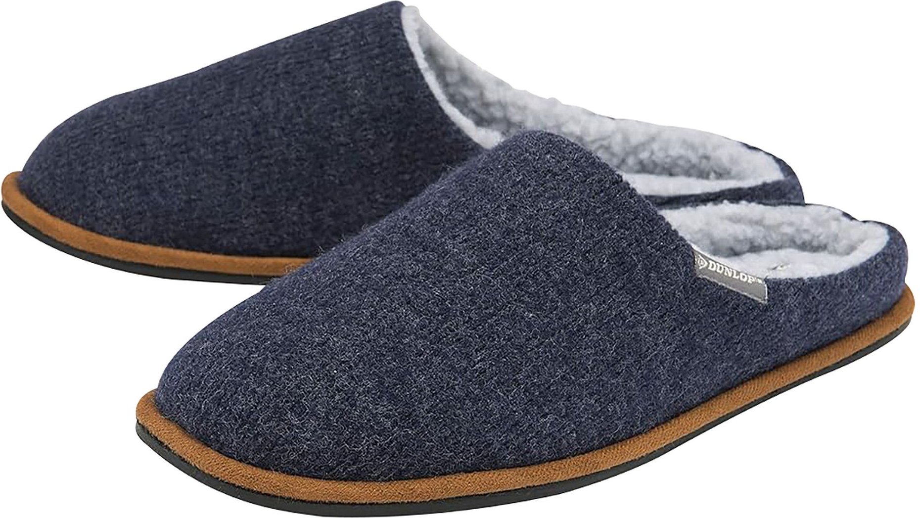 Herren Plüschgefütterte Hausschuhe mit Memory Foam