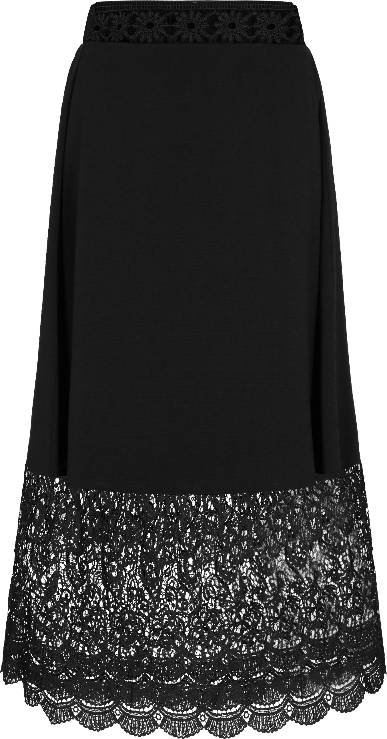 IZIA Rock Frauen Schwarz