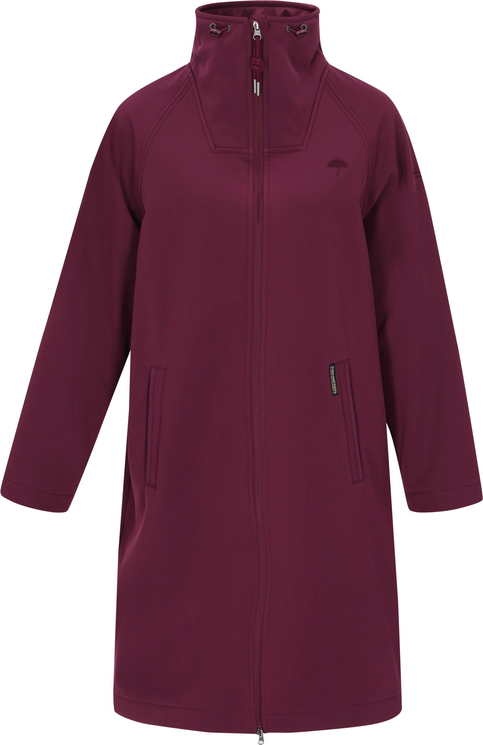 Schmuddelwedda Softshelljacke Frauen Burgund