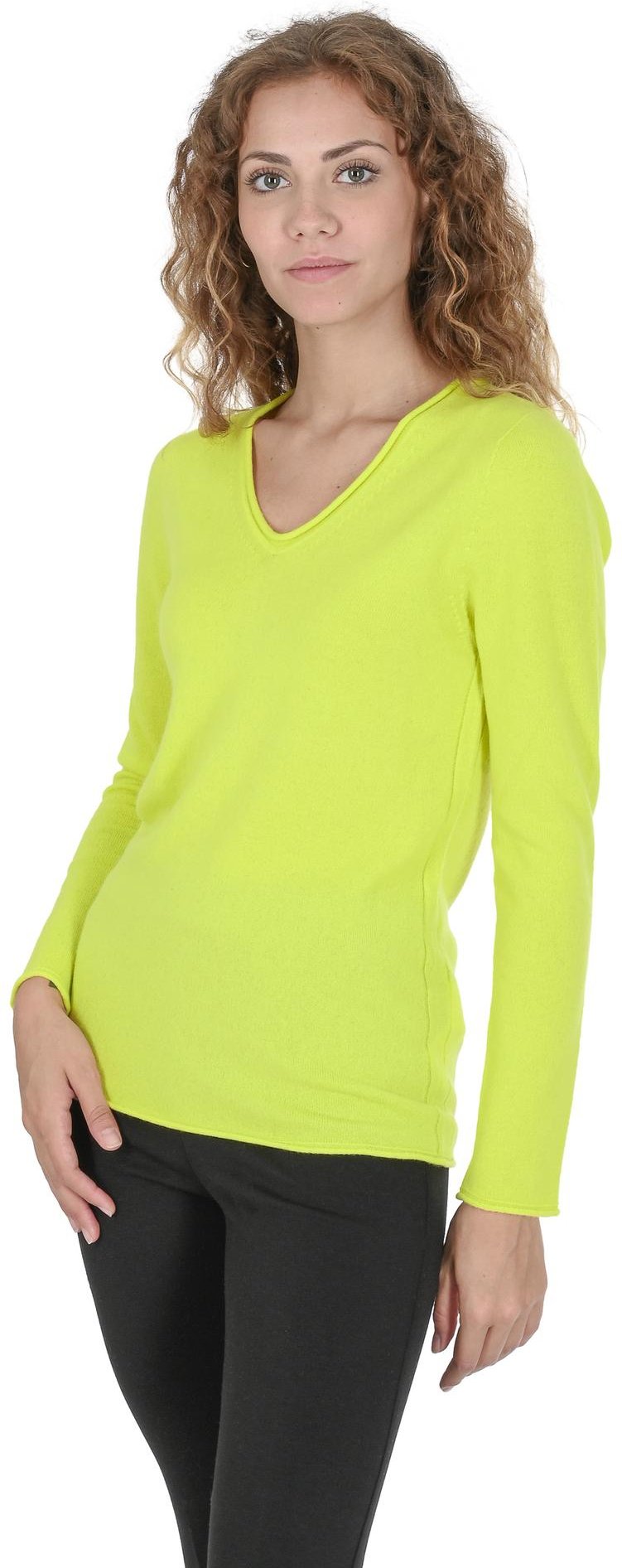 Kaschmir Damen V-Ausschnitt Pullover