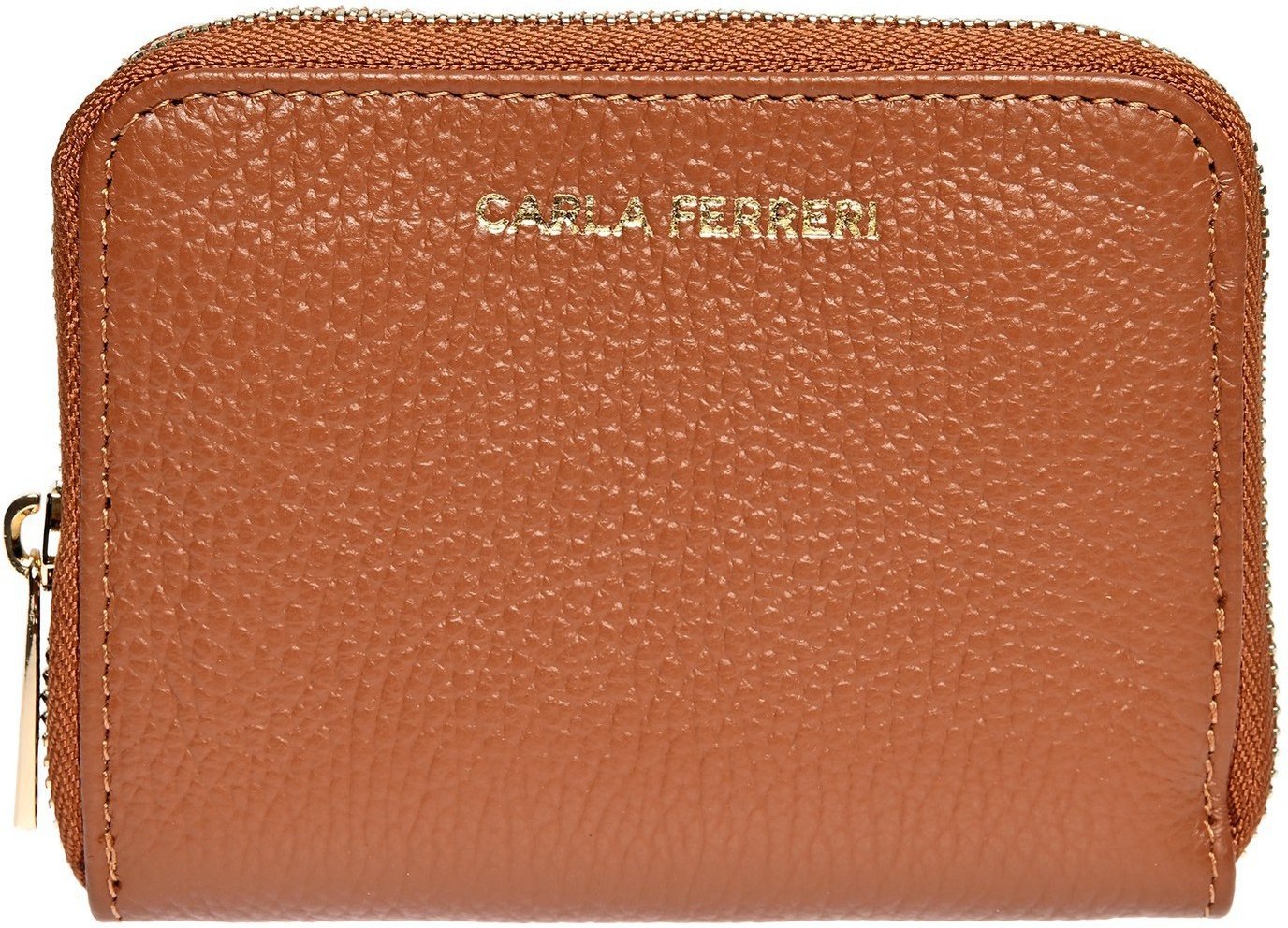 Carla Ferreri Braune Leder Tasche