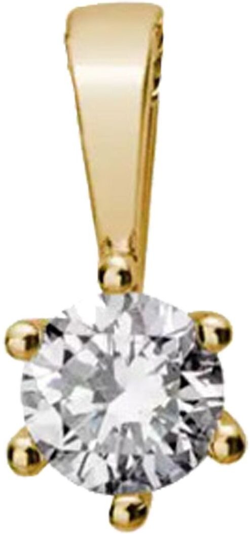 Lyomi Anhänger 585/- Gelbgold 1 synth. Diam. 0,20 ct.