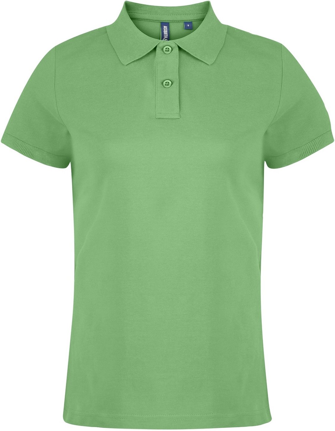 Asquith & Fox - Unifarbenes Poloshirt - Damen (Limettengrün)