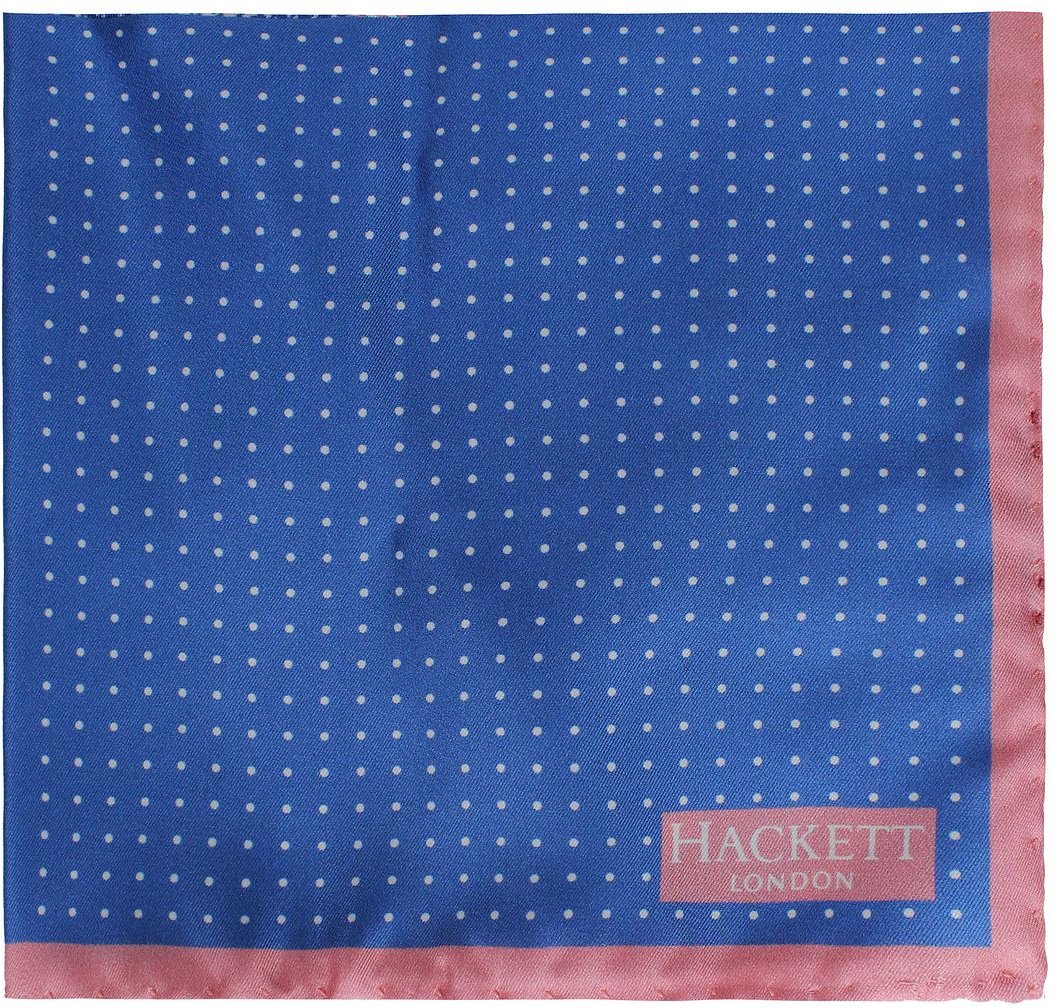 Hackett London gedruckte Quad -Mens Blue/Pink Hank Taschentücher