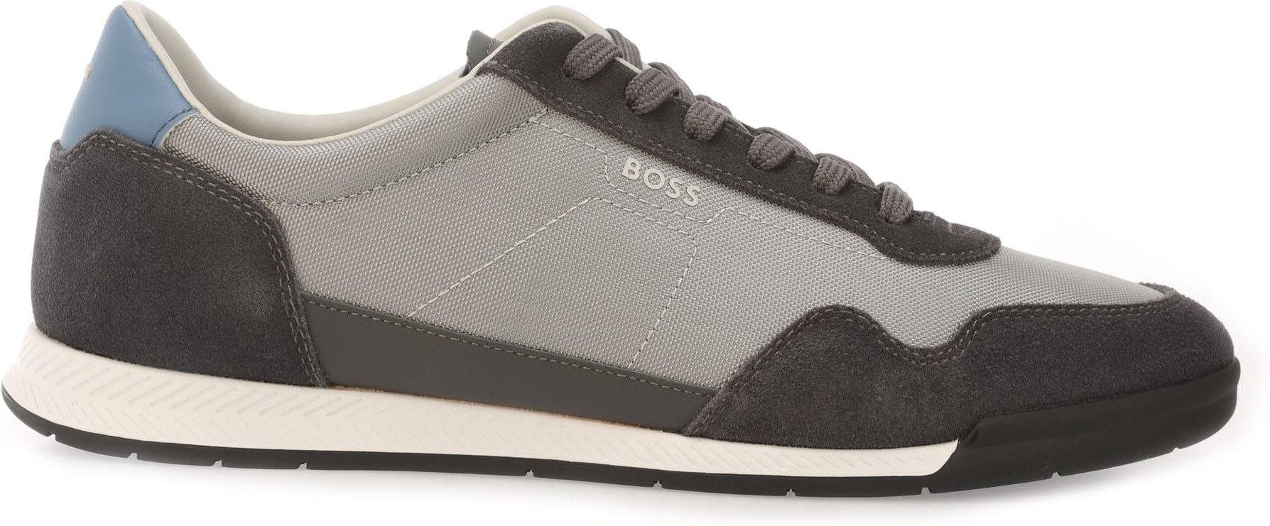 Boss - "Titanium" Sneaker für Herren, Leder (Grau)