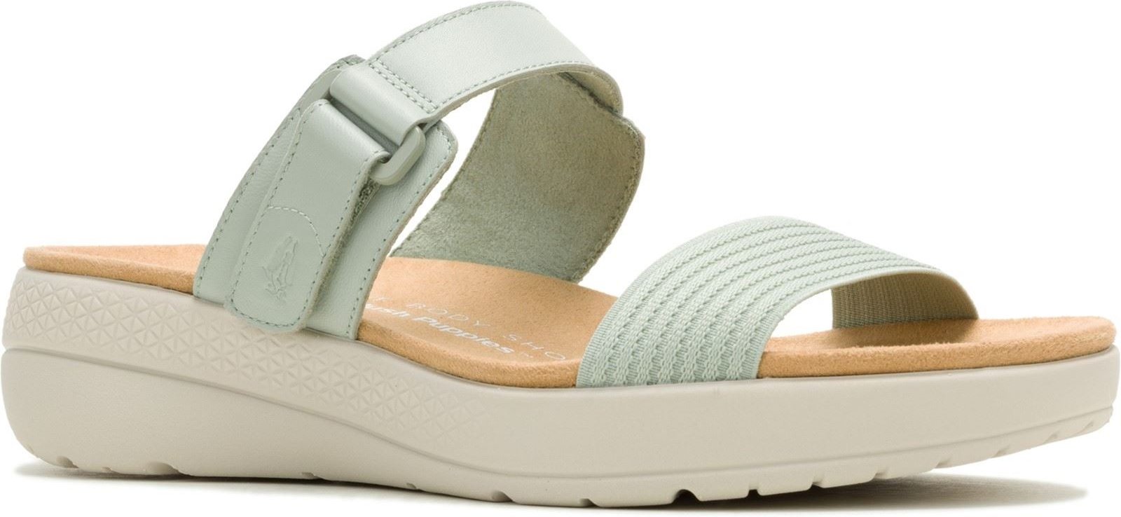 Hush Puppies Breathe Gore Leder Damen Sage Standard Sandalen
