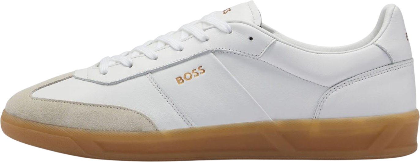 Boss - "Brandon" Sneaker für Herren, Wildleder (Weiß)