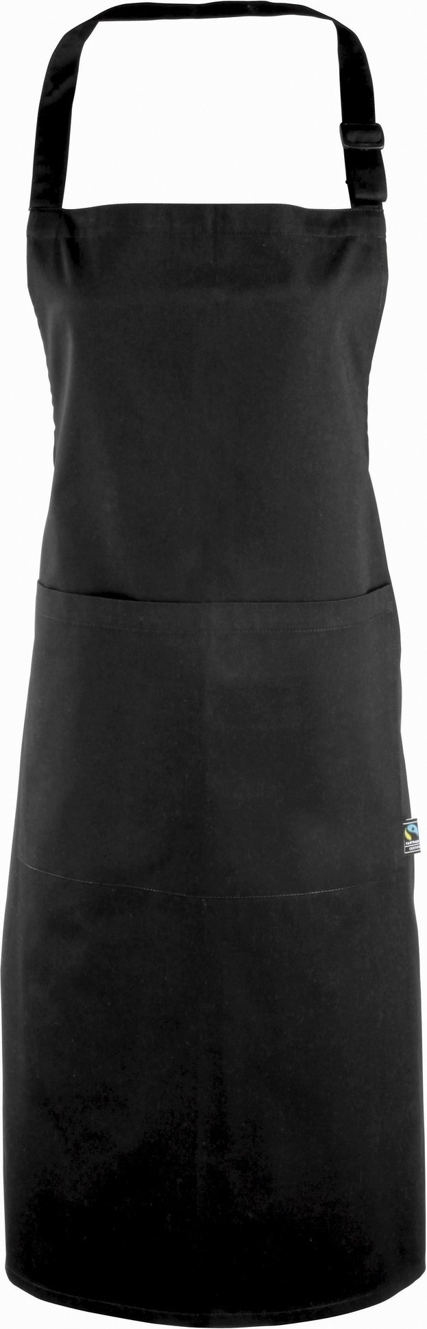 Premier 100% zertifizierte Fairtrade-Schürze (Schwarz)