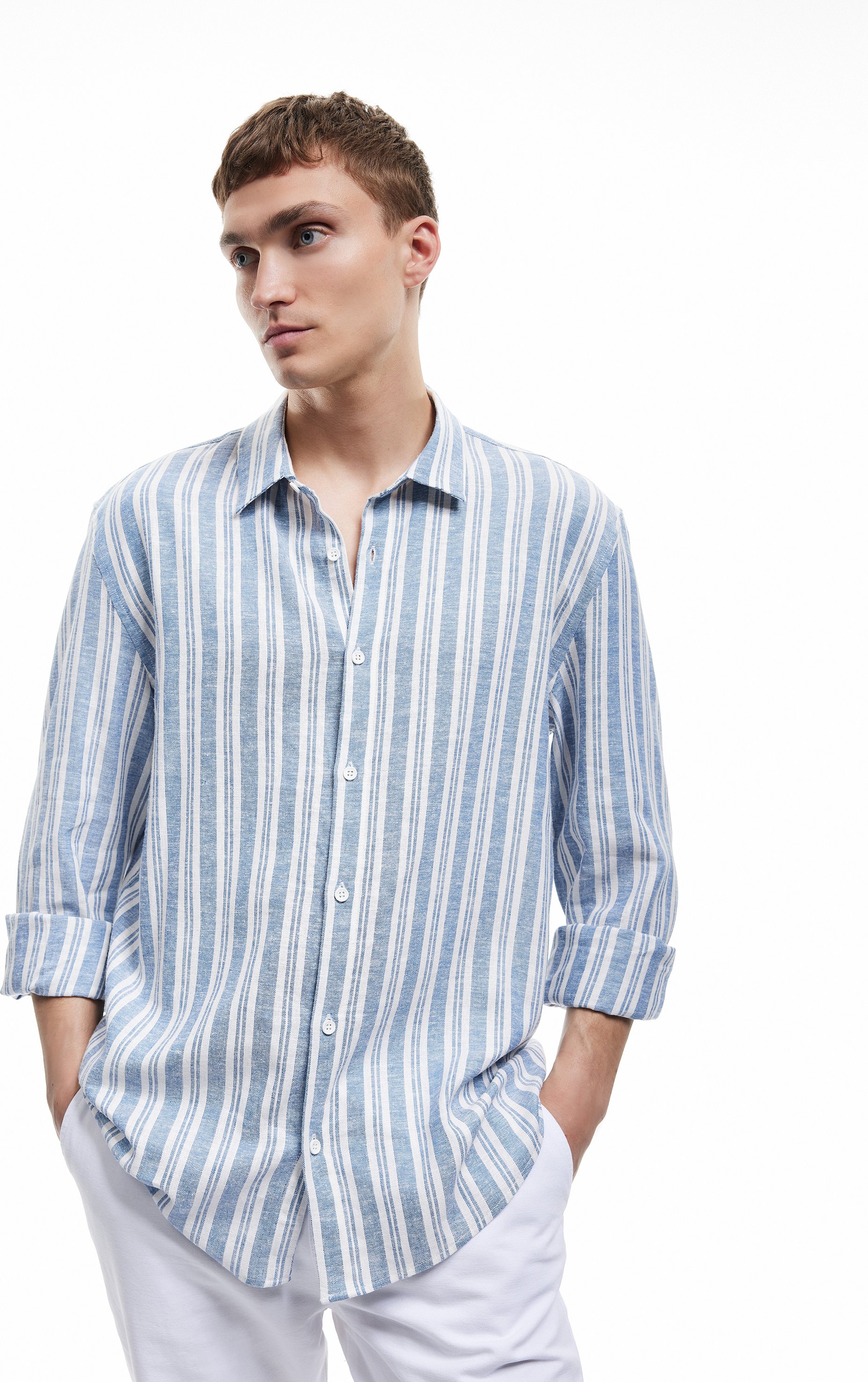 Koton SHIRTS LS Regular Fit Langarm Streifenhemd