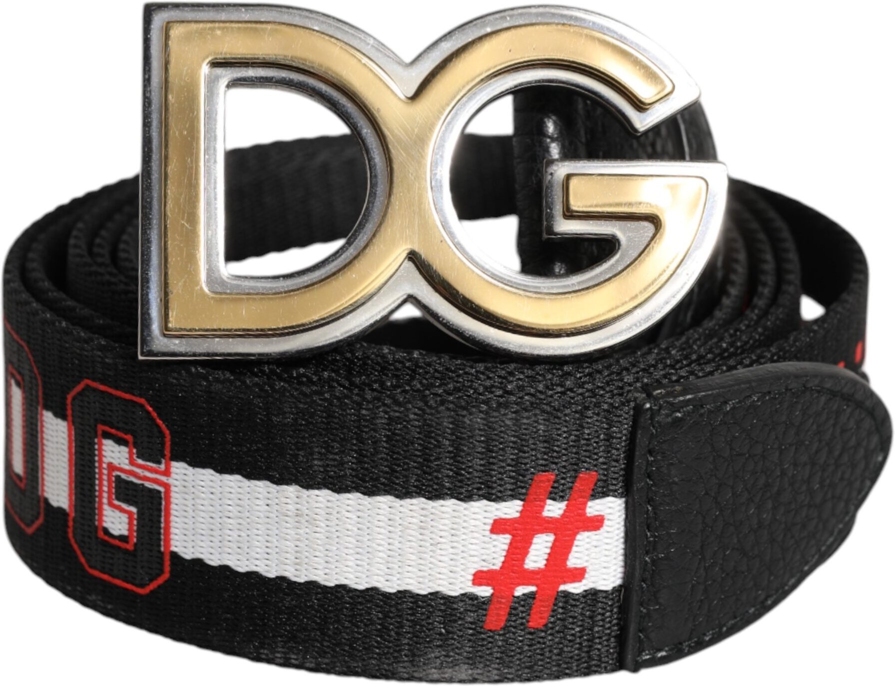 Dg Logo Gürtel mit Streifen