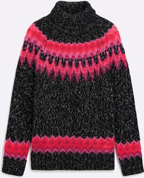 Hochgeschlossener Damenpullover in Übergröße MYLLI COLLAR