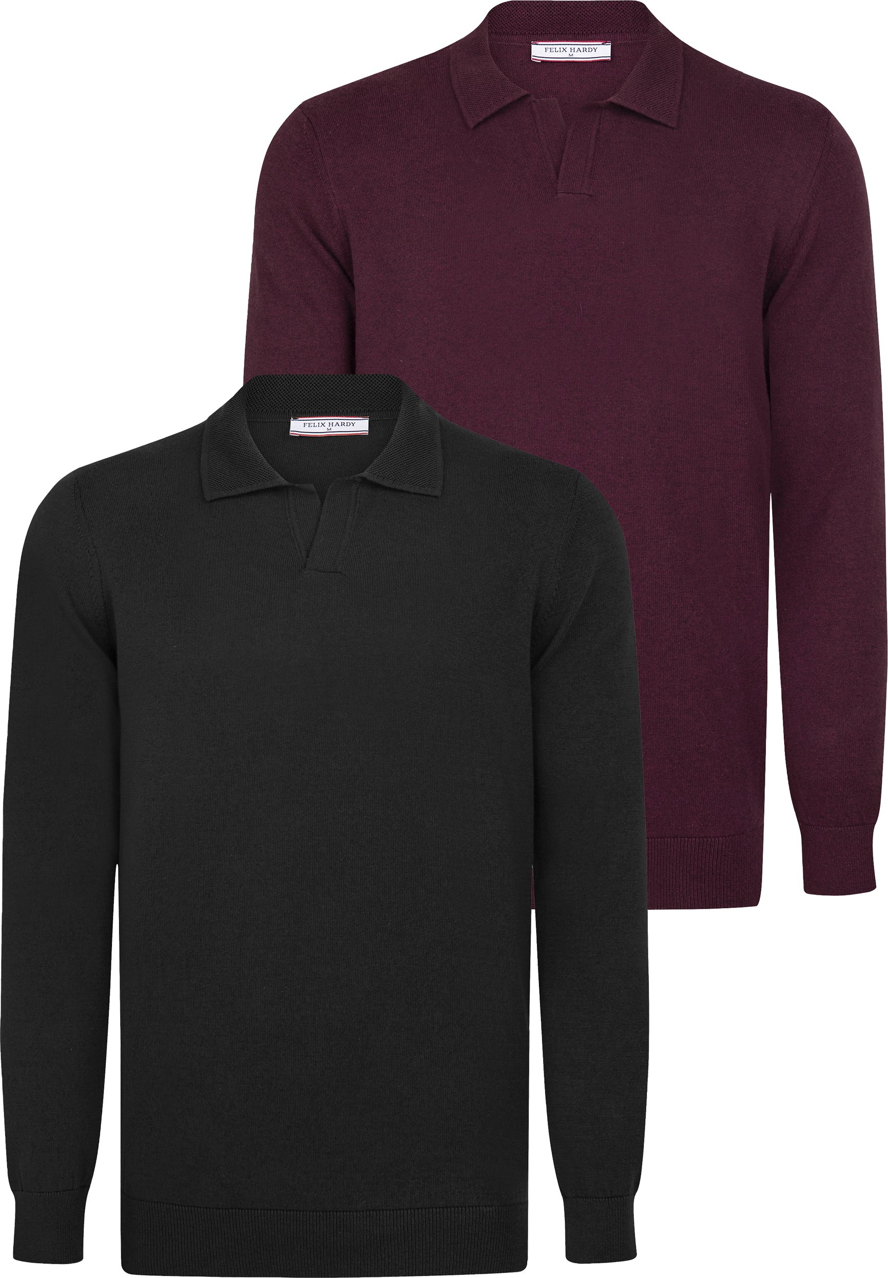 Thumbnail - Pullover Pullover Mit Polo-Kragen 2Er-Pack