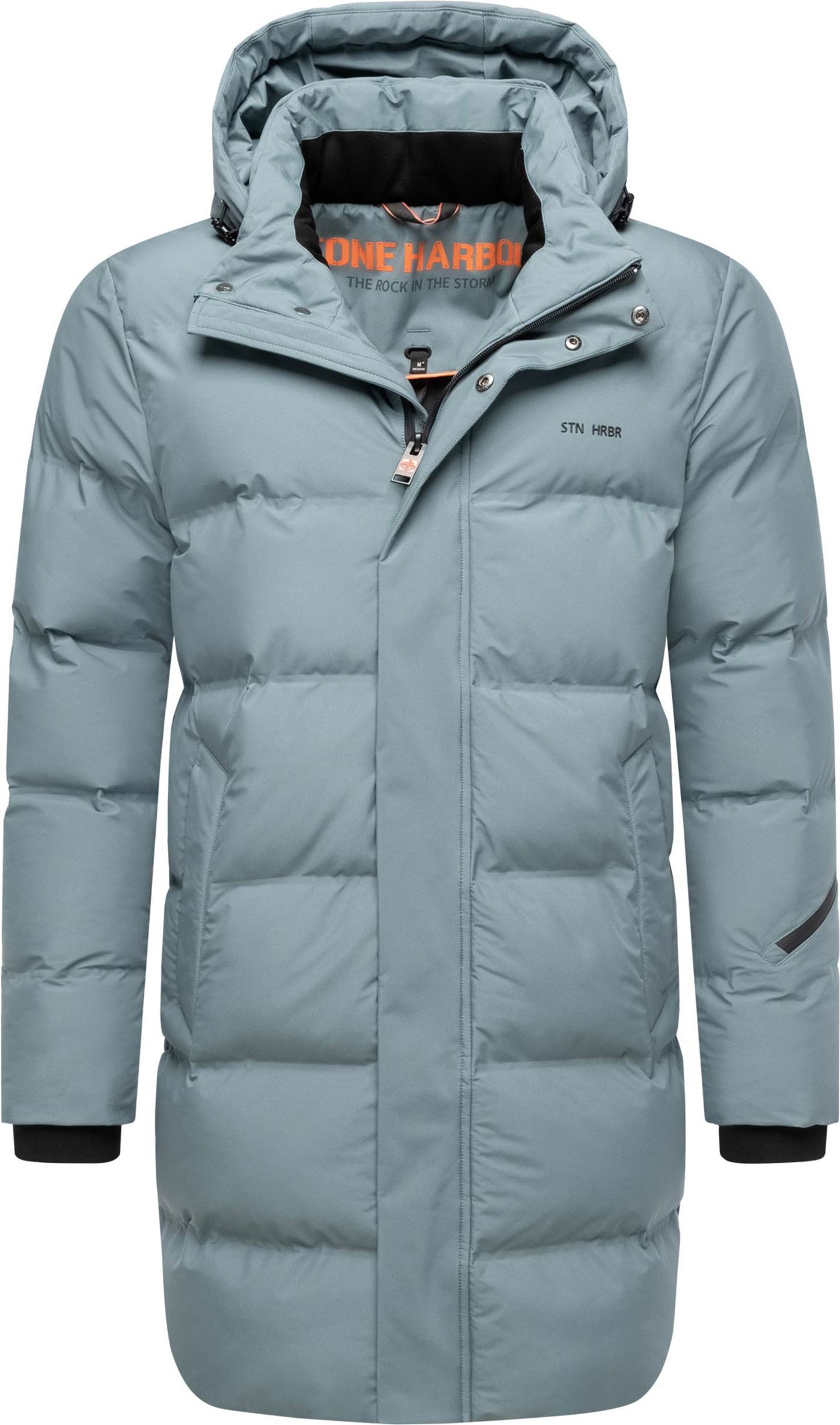 Stone Harbour Herren Wintermantel Thadeek mit abnehmbarer Kapuze & Magnettaschen