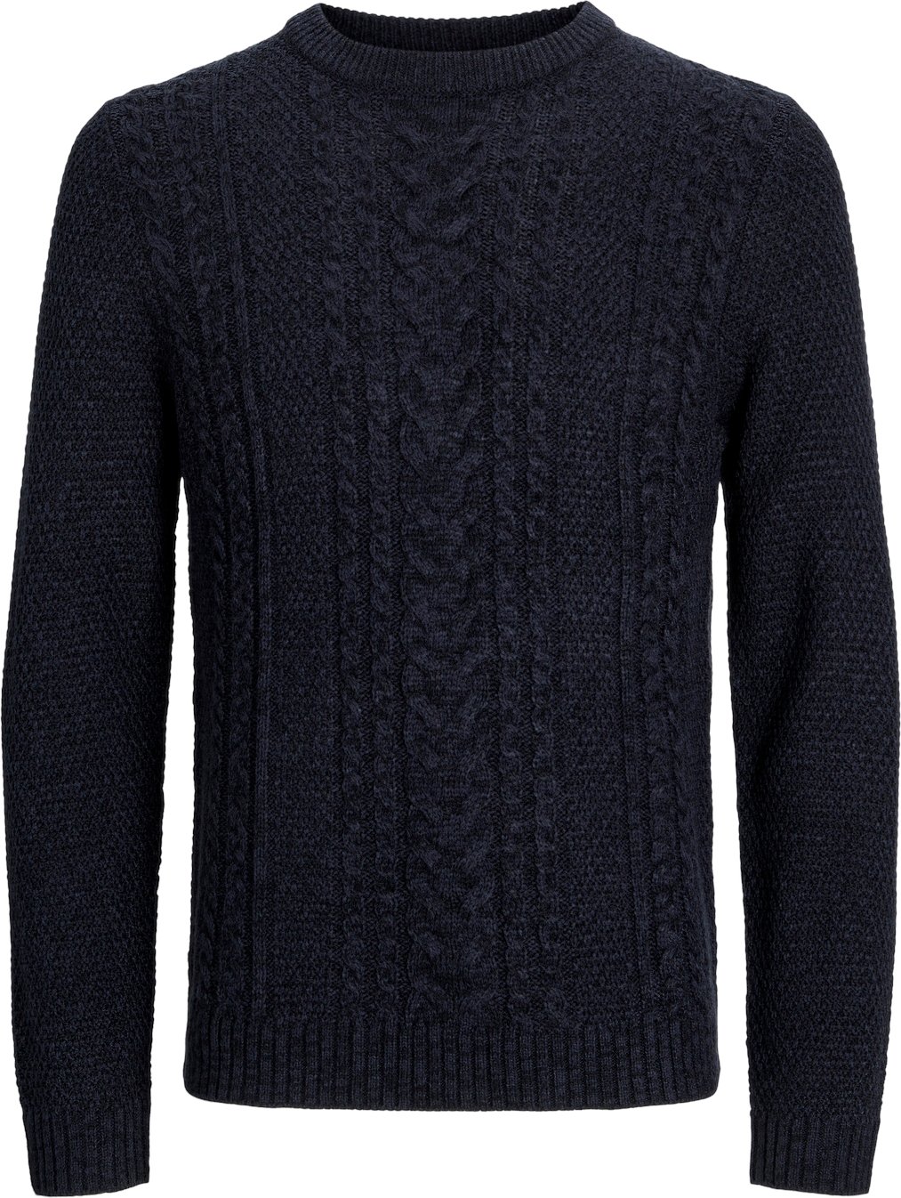 Produkt Pullover Craig Kabelstrick Rundhals Blau