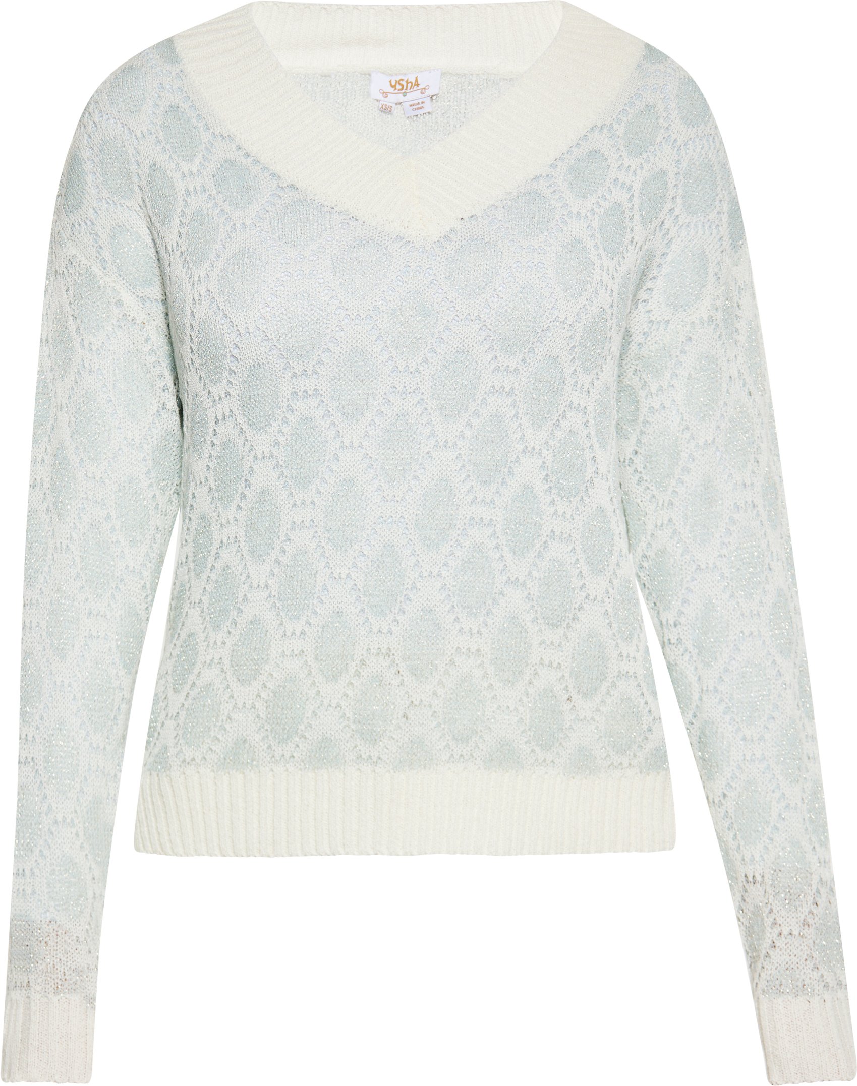 usha Zur Seite fahren Damen weiß hellblau