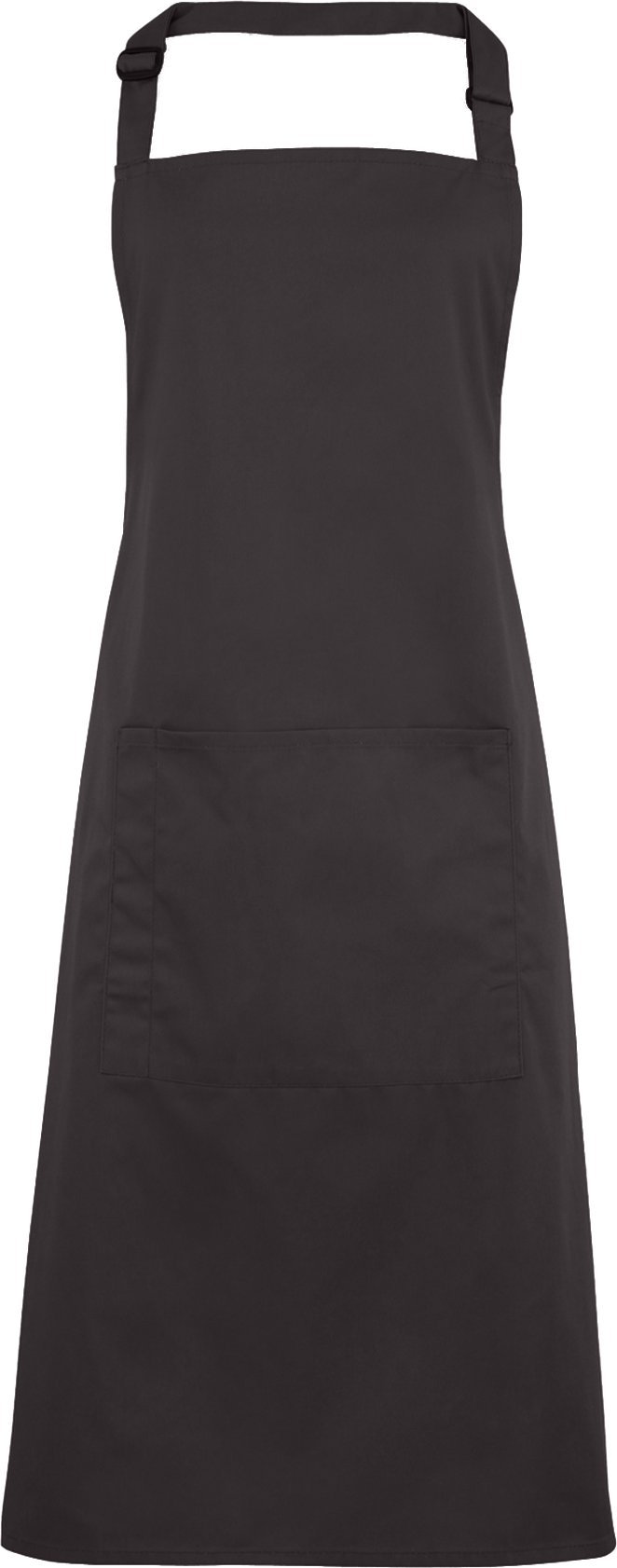 Premier Ladies/Womens Colours Bip Schürze mit Tasche (Charcoal)