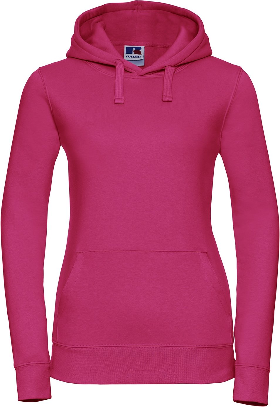 Russell - "Authentic" Kapuzenpullover für Damen (Fuchsie)