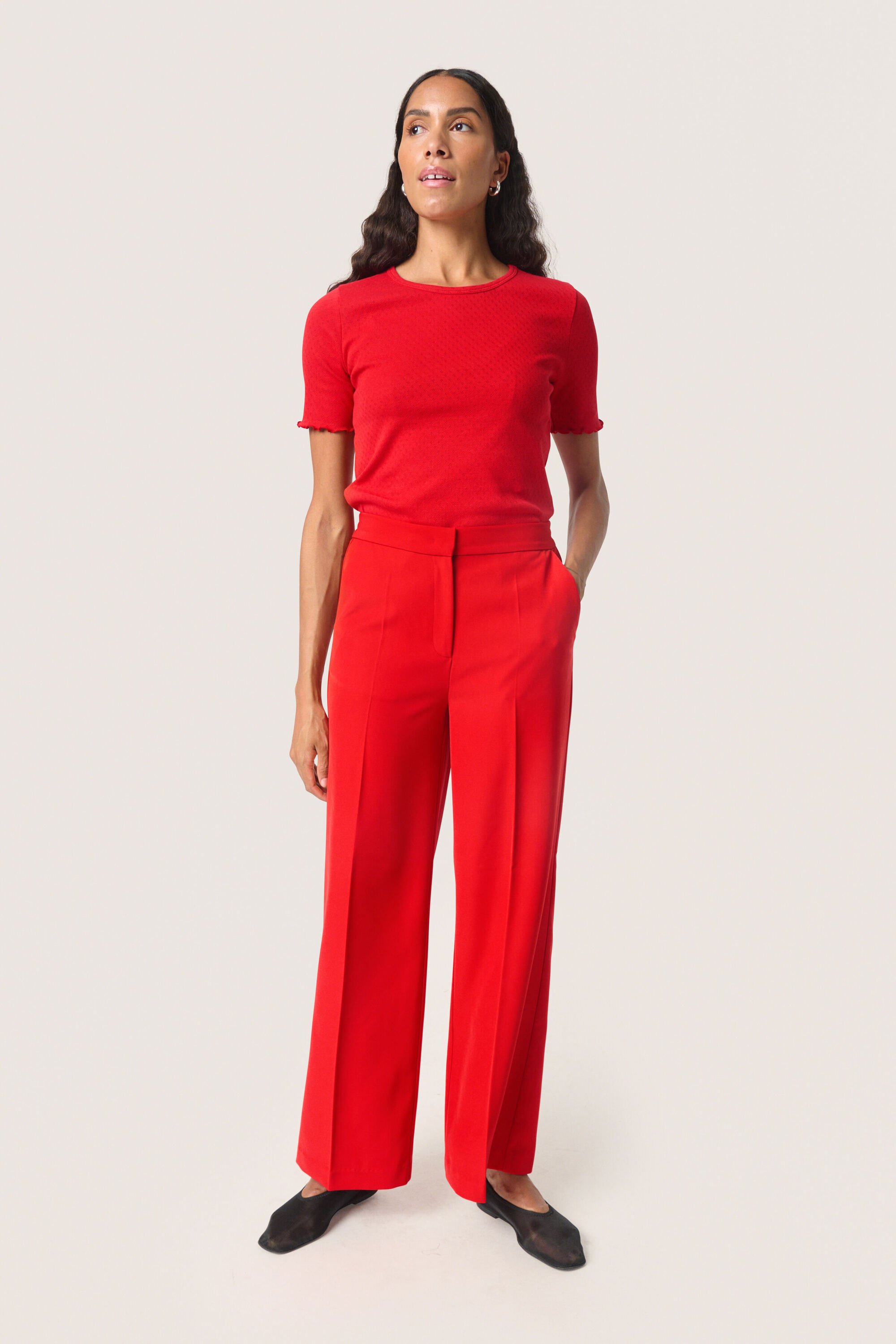 T-shirt Slim fit Salsa red