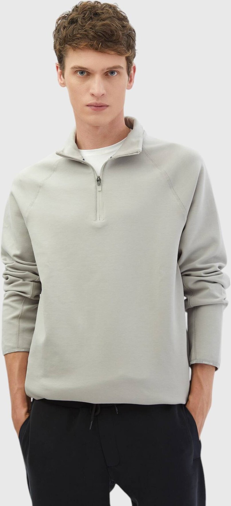 Thumbnail - Einfarbiger Rollkragenpullover