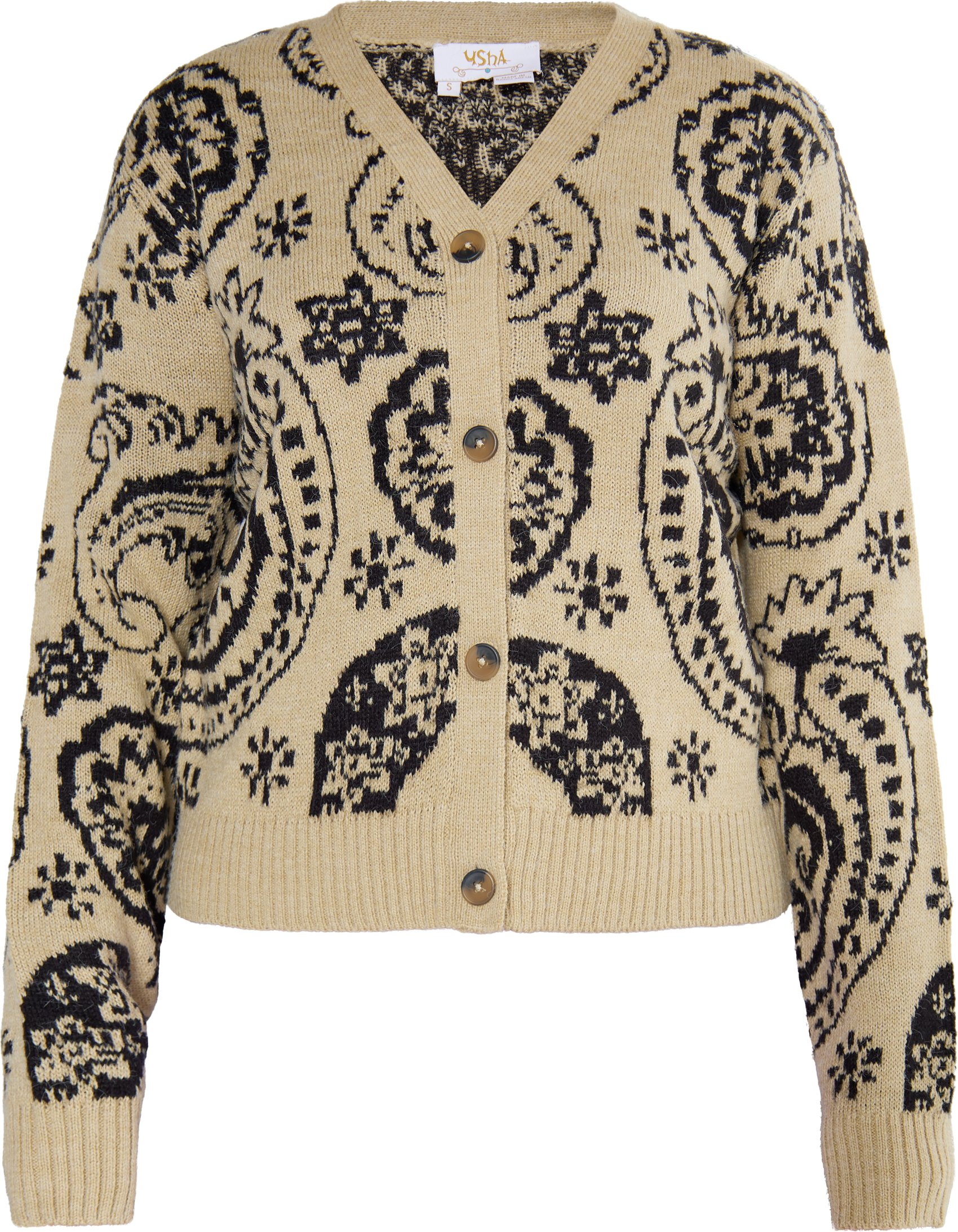 usha Strickjacke Damen Beige