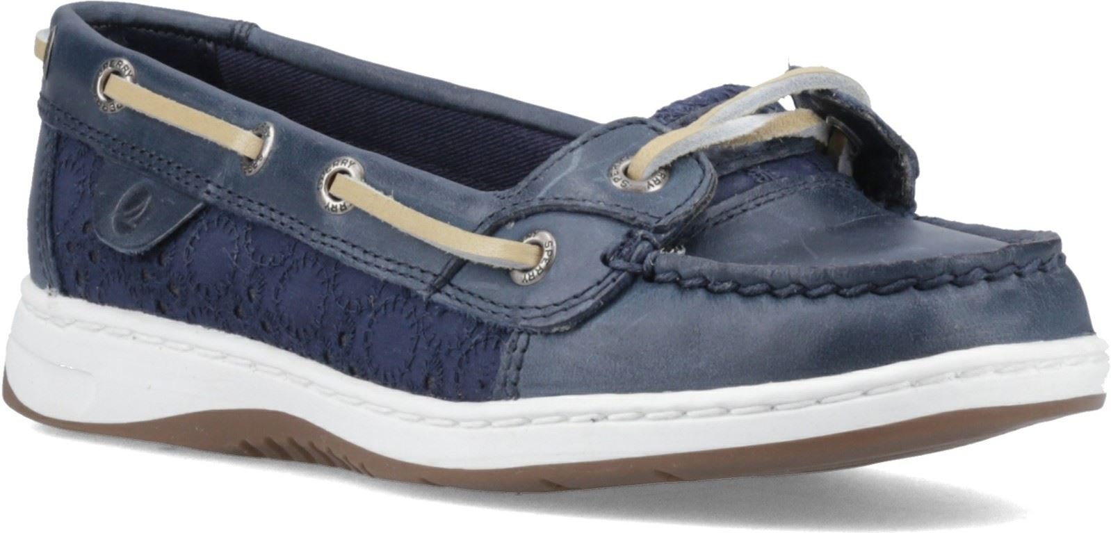 Sperry Angelfish Leder & Baumwollschuhe Für Damen In Marineblau