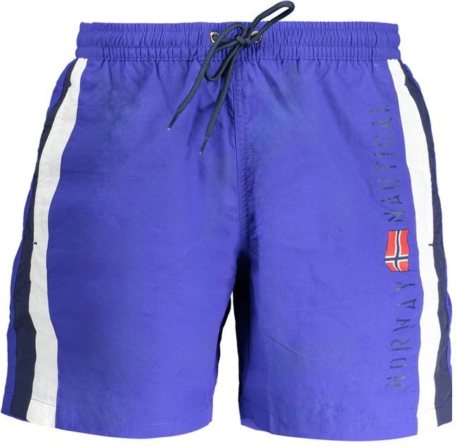 Schwimmshorts mit Logo-Streifen-Detail