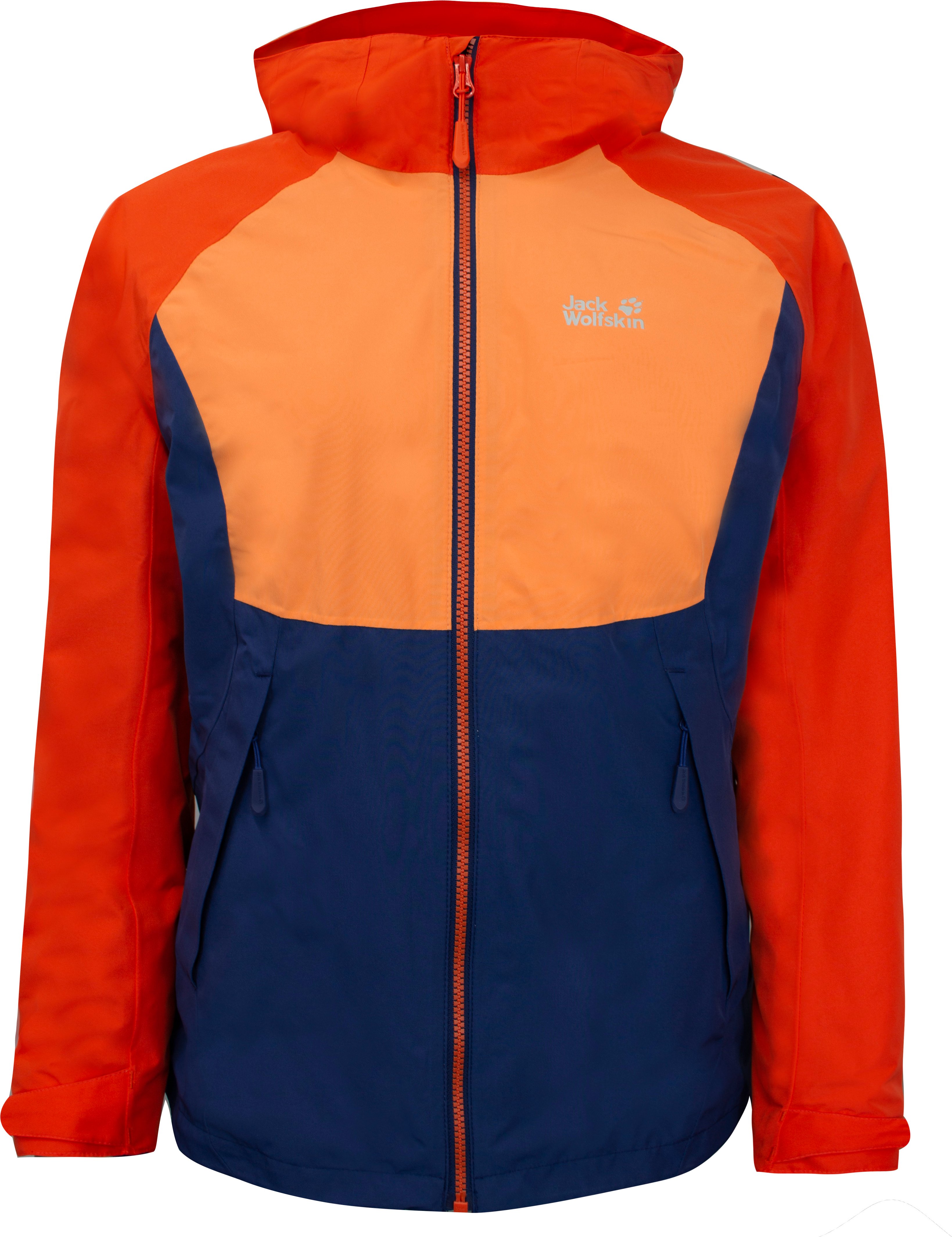 Jack Wolfskin Mount Isa 3in1 Womens Navy/braune Jacke