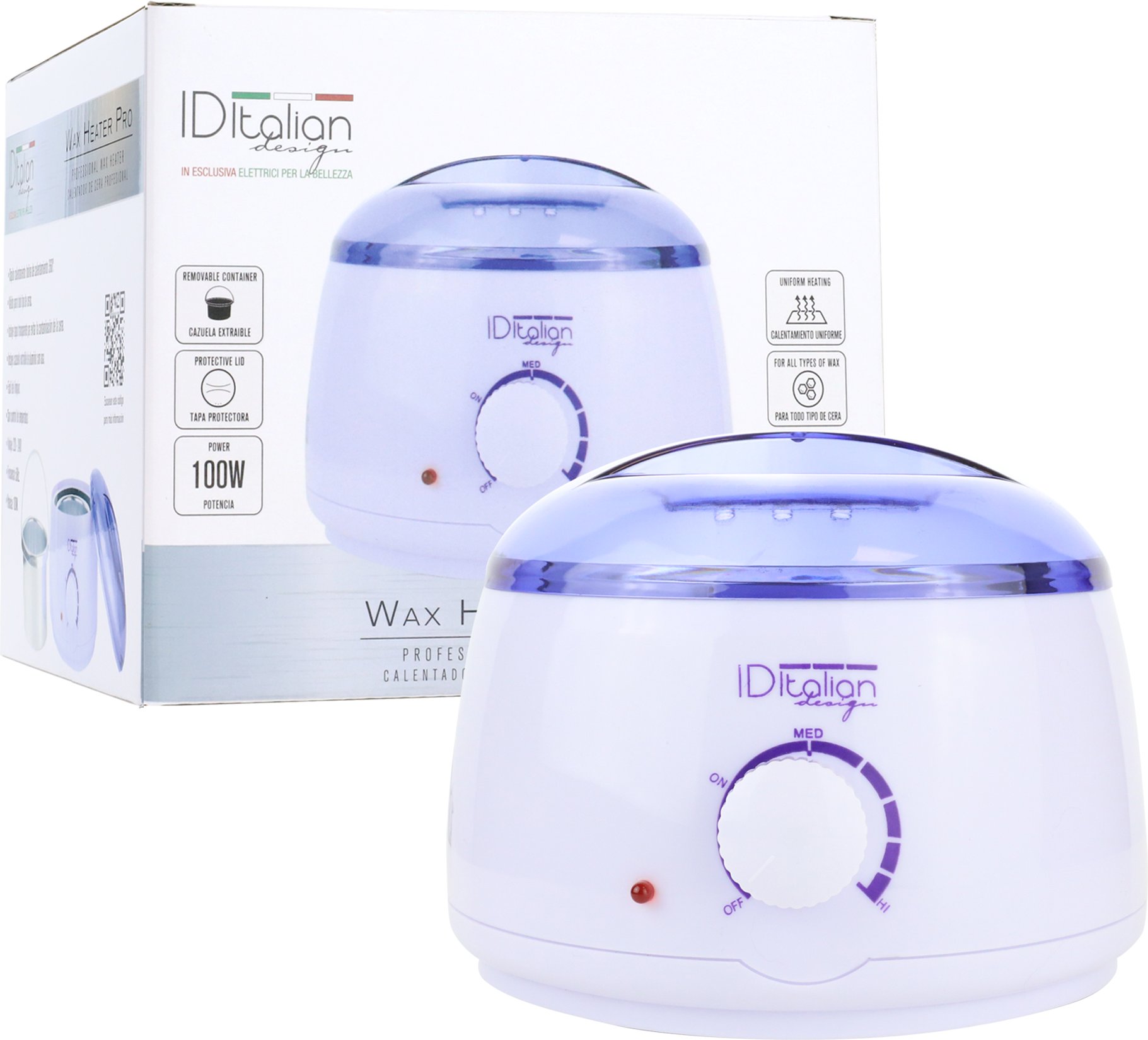 Wachserhitzer 500 ml - weiß - 100W