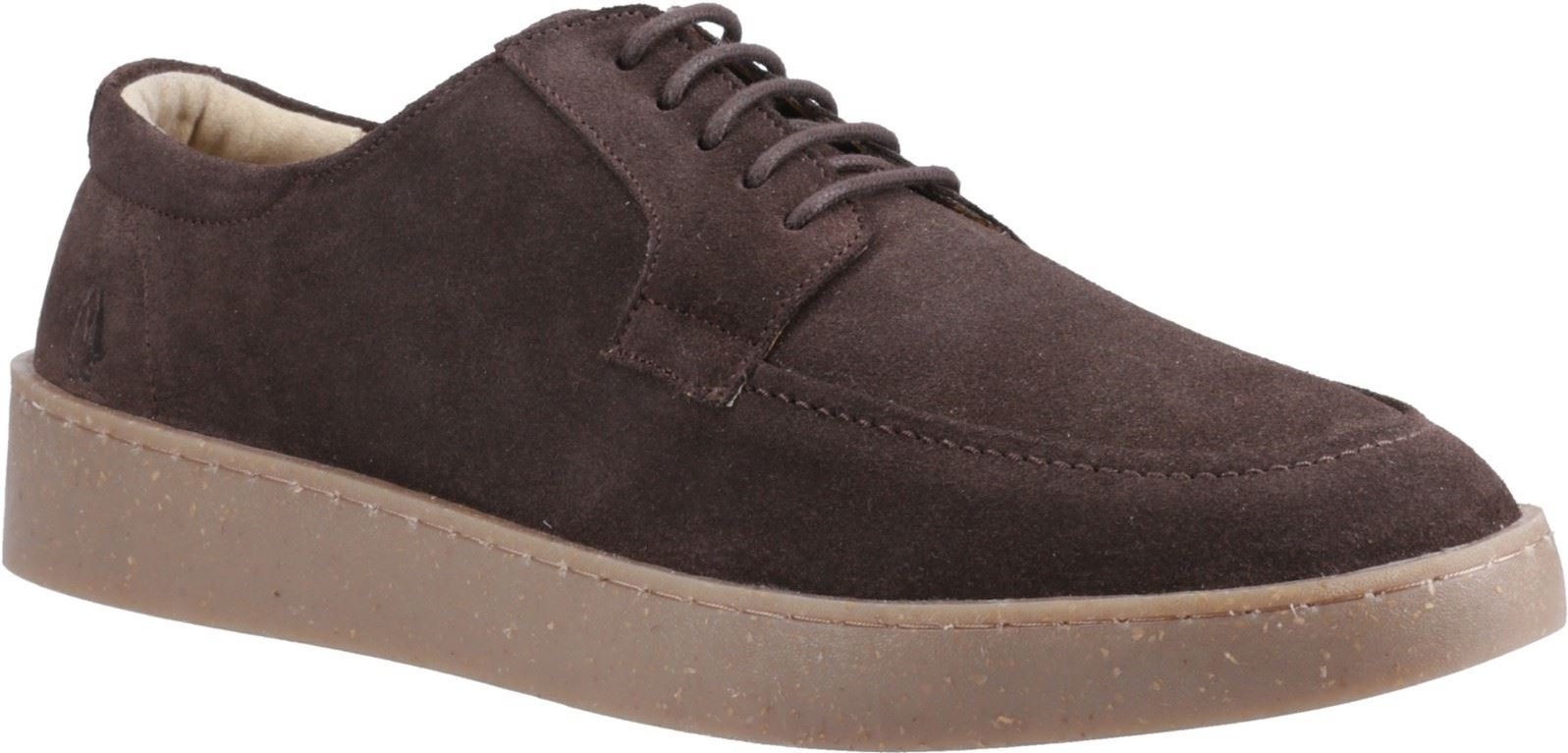 Thumbnail - Hush Puppies Rafael Herren Mokassin Schuhe aus Wildleder in Schokoladenfarbe