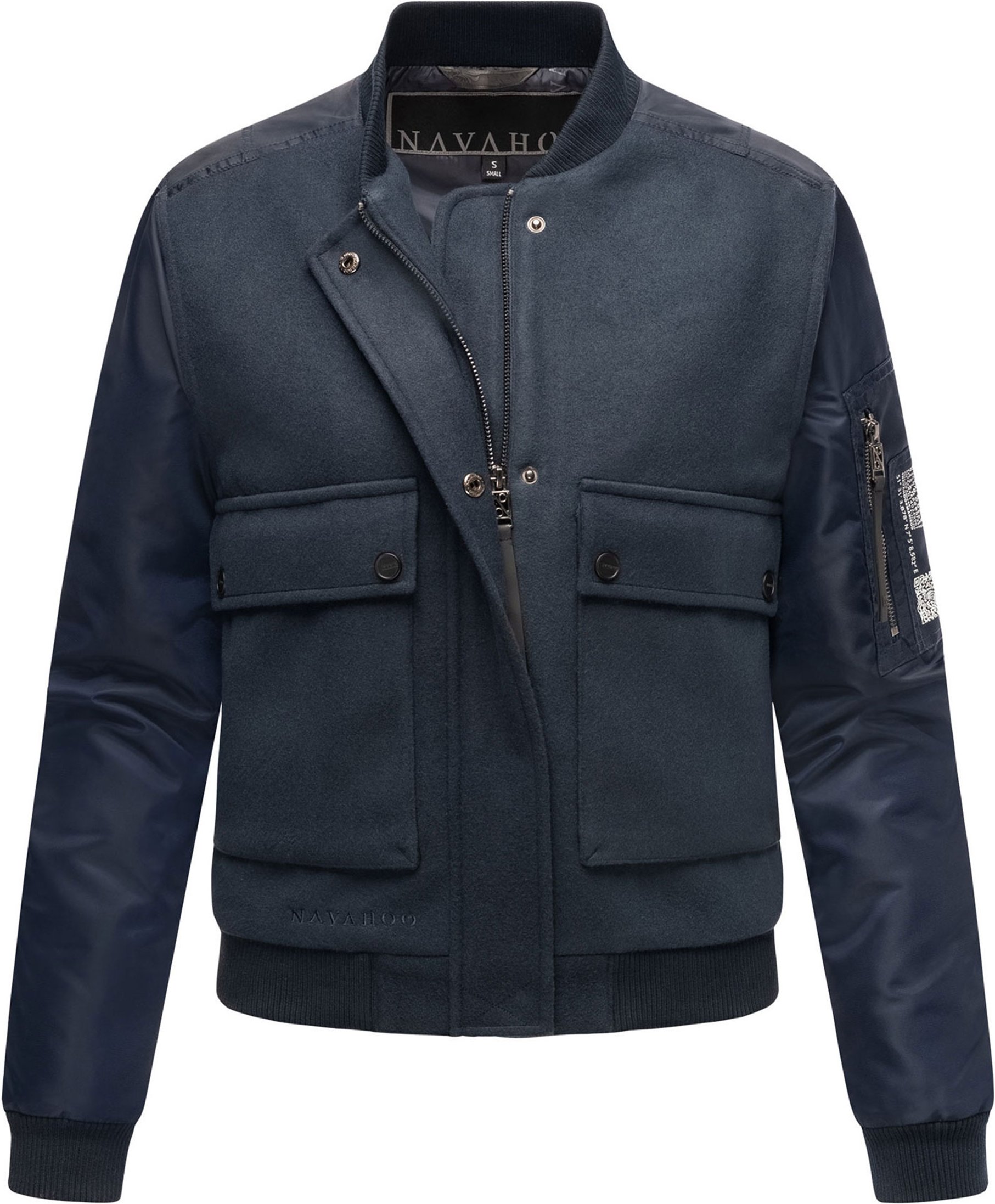 Navahoo Damen Übergangsjacke im Bomberjacken-Style Willstehaben