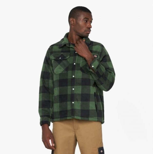 Dickies PORTLAND Herren Shirtjacke Grün